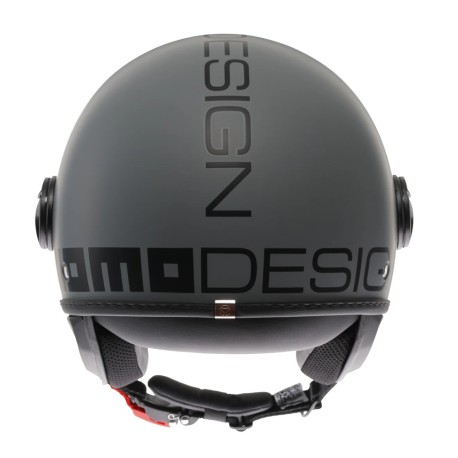 CASCO JET MOMO DESIGN FGTR CLASSIC MONO GRIGIO OPACO / NERO