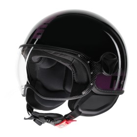 CLASSIC STRIPES NERO LUCIDO / FUCSIA