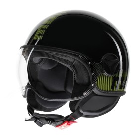 CLASSIC STRIPES NERO LUCIDO / GIALLO FLUO