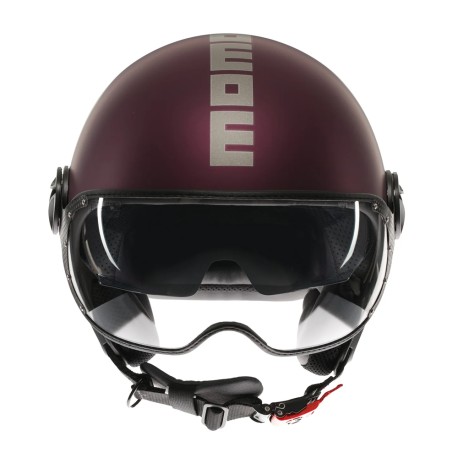 CASCO JET MOMO DESIGN FGTR EVO MONO AMARENA OPACO / SILVER