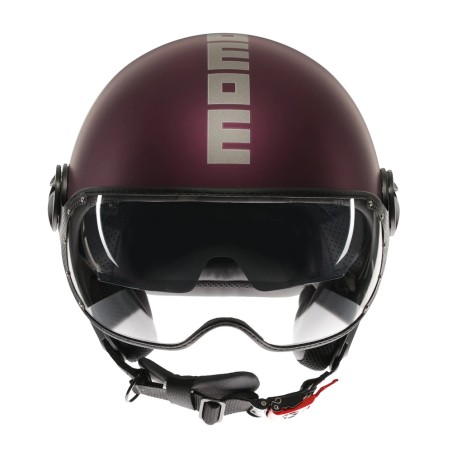 CASCO JET MOMO DESIGN FGTR EVO MONO AMARENA OPACO / SILVER