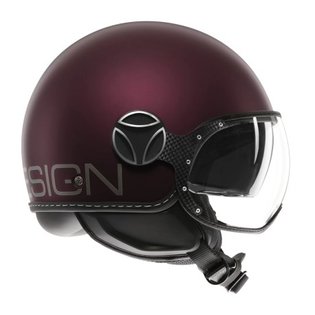 CASCO JET MOMO DESIGN FGTR EVO MONO AMARENA OPACO / SILVER