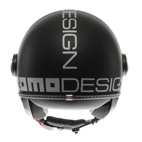 CASCO JET MOMO DESIGN FGTR EVO MONO NERO OPACO / SILVER