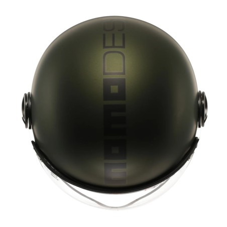 CASCO JET MOMO DESIGN FGTR EVO MONO VERDE OPACO / NERO