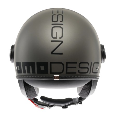 CASCO JET MOMO DESIGN FGTR EVO MONO TITANIO OPACO / NERO