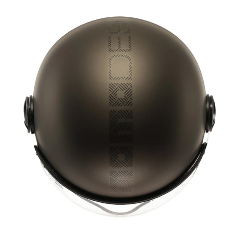 CASCO JET MOMO DESIGN FGTR EVO HIP BRONZO OPACO / TEXTURE PIETRA