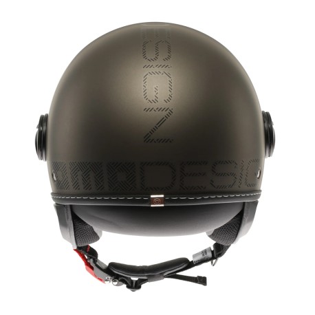 CASCO JET MOMO DESIGN FGTR EVO HIP BRONZO OPACO / TEXTURE PIETRA
