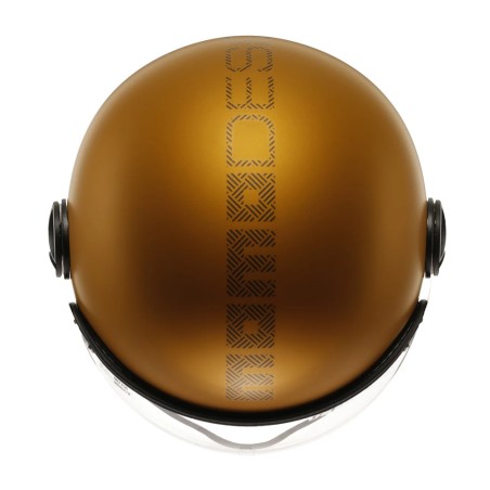 CASCO JET MOMO DESIGN FGTR EVO HIP OCRA OPACO / TEXTURE GRIGIA