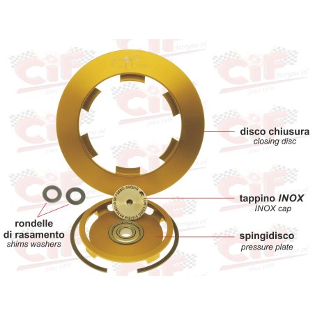 FRIZIONE FABBRI 12R SUPER RACING 6-12-18 MOLLE PIAGGIO APE VESPA 50 125