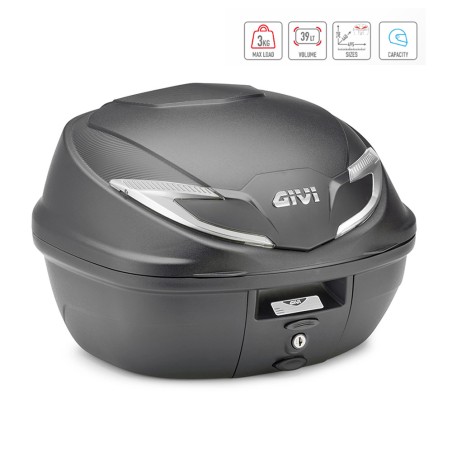 BAULETTO GIVI B360NT2 TECH MONOLOCK 39 LITRI CON PIASTRA