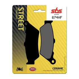 PASTIGLIE FRENO ANTERIORI / POSTERIORI SBS 674HF CERAMIC