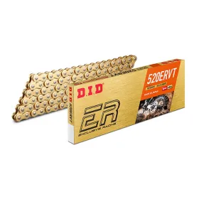 CATENA ORIGINALE DID 520 ERVT ORO 120 MAGLIE CON GIUNTO A CLIP (FJ)