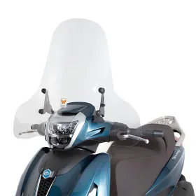 PARABREZZA FUMÈ CHIARO ISOTTA CON ATTACCHI PIAGGIO BEVERLY HPE 300 310 400