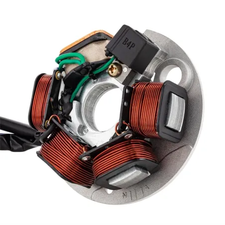 STATORE 3 POLI 5 BOBINE ORIGINALE PIAGGIO APE TM P VESPA FL N PK S XL RUSH 50 125