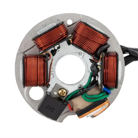 STATORE 3 POLI 5 BOBINE ORIGINALE PIAGGIO APE TM P VESPA FL N PK S XL RUSH 50 125