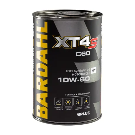 OLIO MOTORE BARDAHL XT4-S C60 10W60 4T 1LT