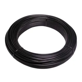 GUAINA NERA Ø 4,5X2,8 SPIRALE IN ACCIAIO PIAGGIO VESPA 50MT