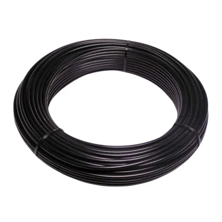 GUAINA NERA Ø 4,5X2,8 SPIRALE IN ACCIAIO PIAGGIO VESPA 50MT