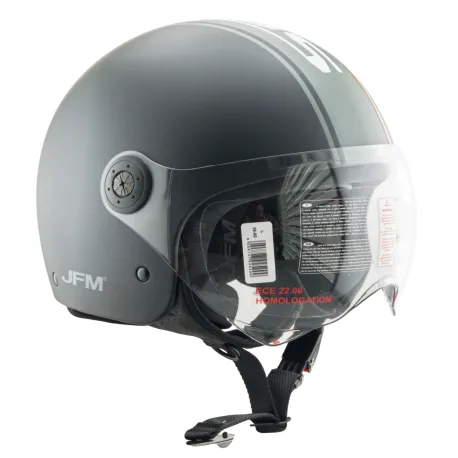 CASCO JET JFM NERO OPACO 980NO