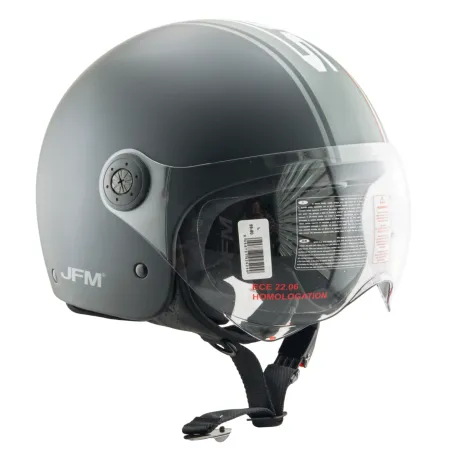 CASCO JET JFM NERO OPACO 980NO