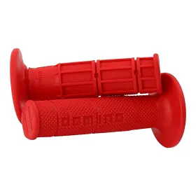 COPPIA MANOPOLE ROSSE DOMINO OFF ROAD| 1150.82.42.06