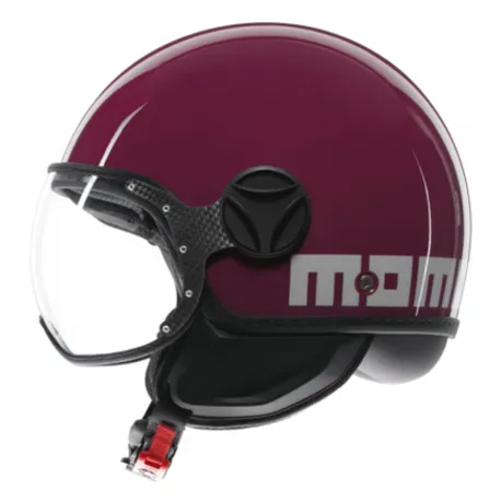 CASCO JET MOMO DESIGN FGTR CLASSIC CANDY PURPLE/WHITE | 21184A7029009