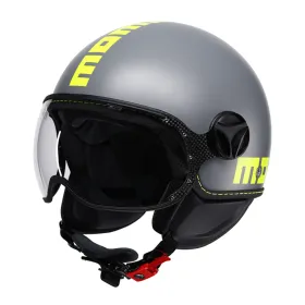 CASCO JET MOMO DESIGN MATT GRAY YELLOW | 21184A7029024