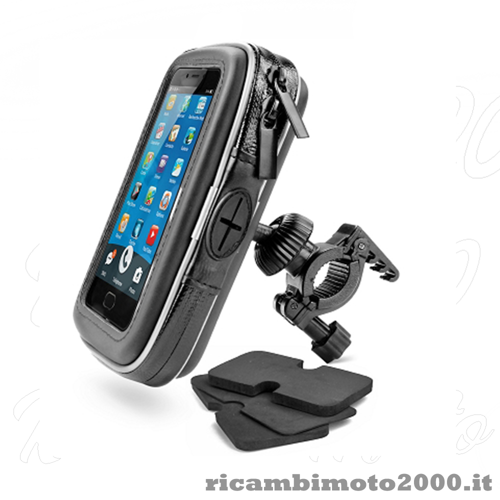 Accessori: Custodia Porta Cellulare Smartphone Android Iphone Universale  Moto Scooter Bici