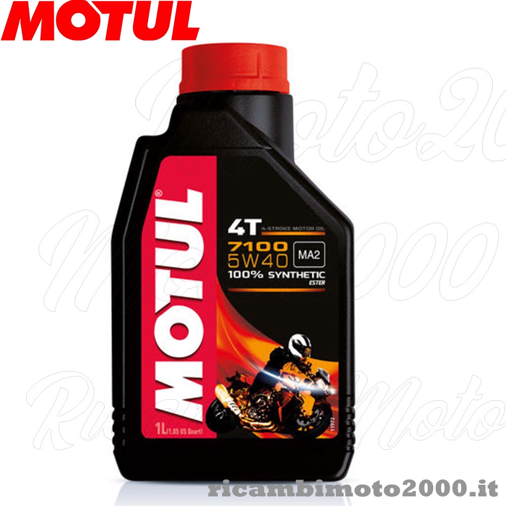 Lubrificanti: Olio Motore Motul 7100 5w40 100% Sintetico Universale Motori  4t 1L