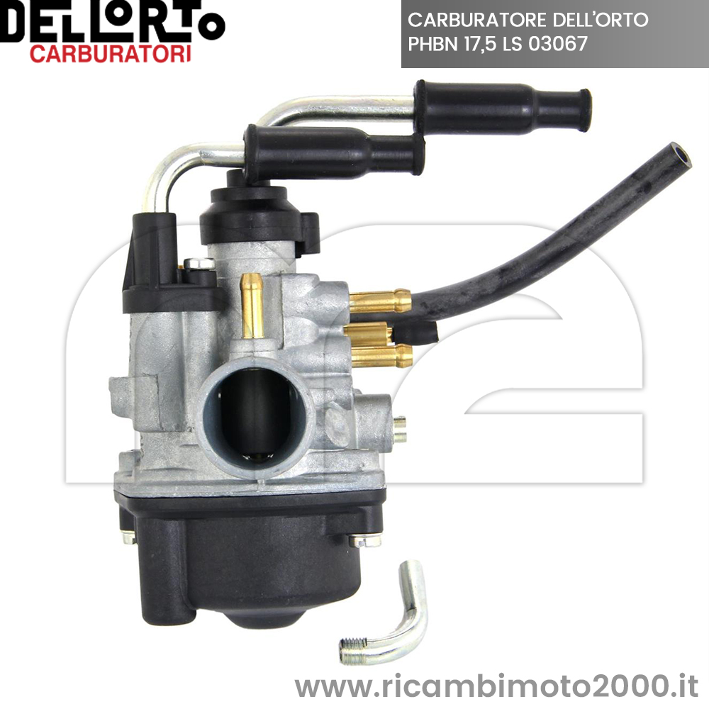 Carburatori: Carburatore Dell'orto Phbn 17,5 Ls Con Miscelatore Aria  Manuale 50