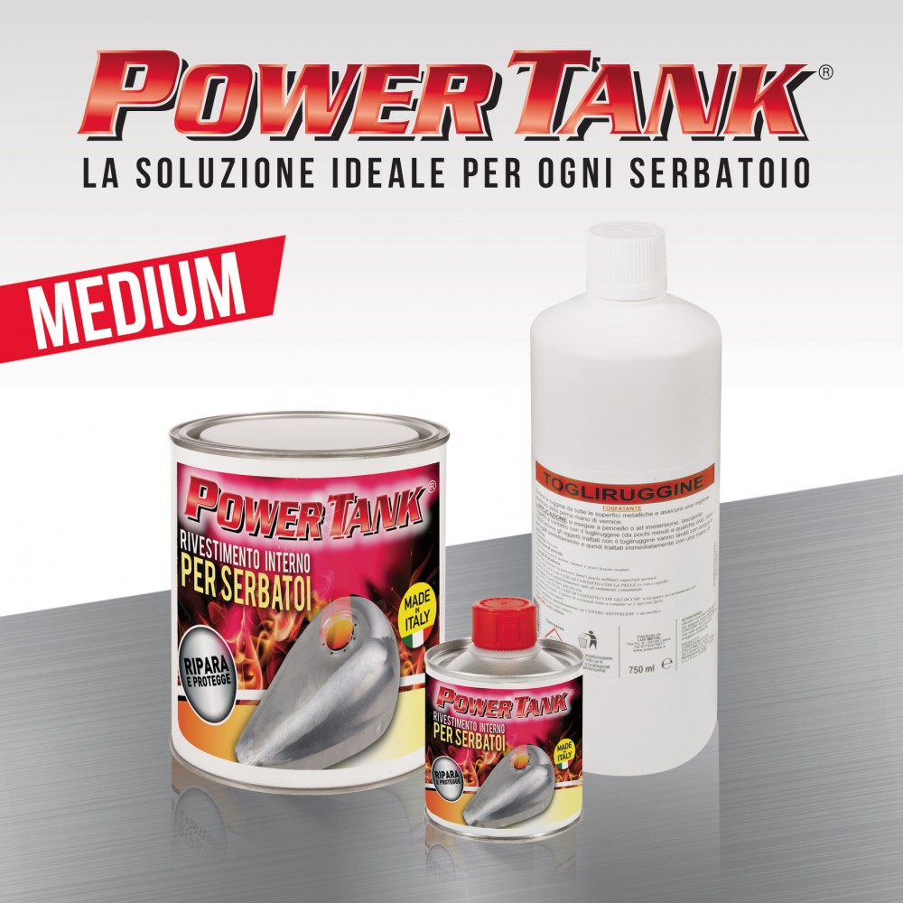 Serbatoi - Rubinetti: Power Tank Tankerite Ripristino Serbatoio Arrugginito  20 / 25 Litri Vespa Scooter E Moto