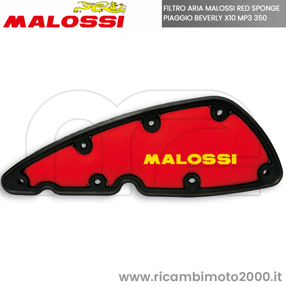 MALOSSI filtro aria ø28 rosso/cromo S511299