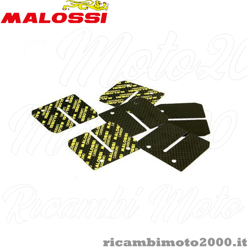 Pacchi lamellari: Kit 6 Lamelle In Carbonio Spessore 0,30 0,35 0,40 Per Pacco  Lamellare Malossi Vl11 E Originale