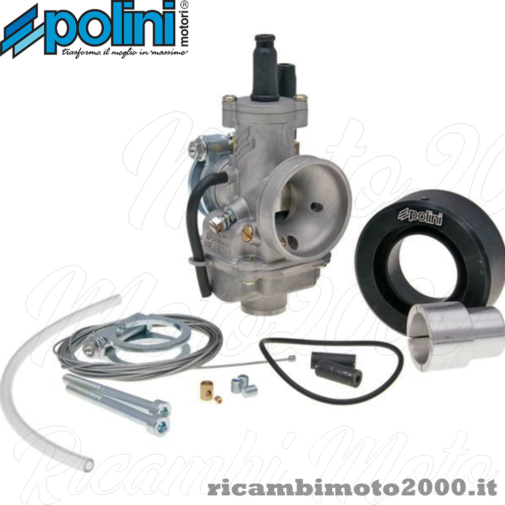 Carburatori: Carburatore Polini Racing Cp 19 Piaggio Ape Fl Fl2 Fl3 Rst  Europa Tm P 50 2011906